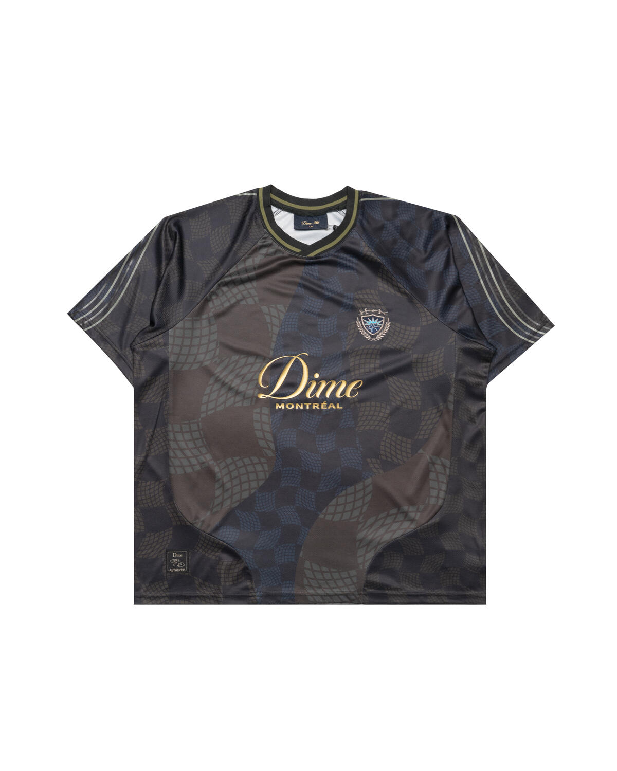 Dime Checkered Home Jersey | DIMESU254BLK | AFEW STORE